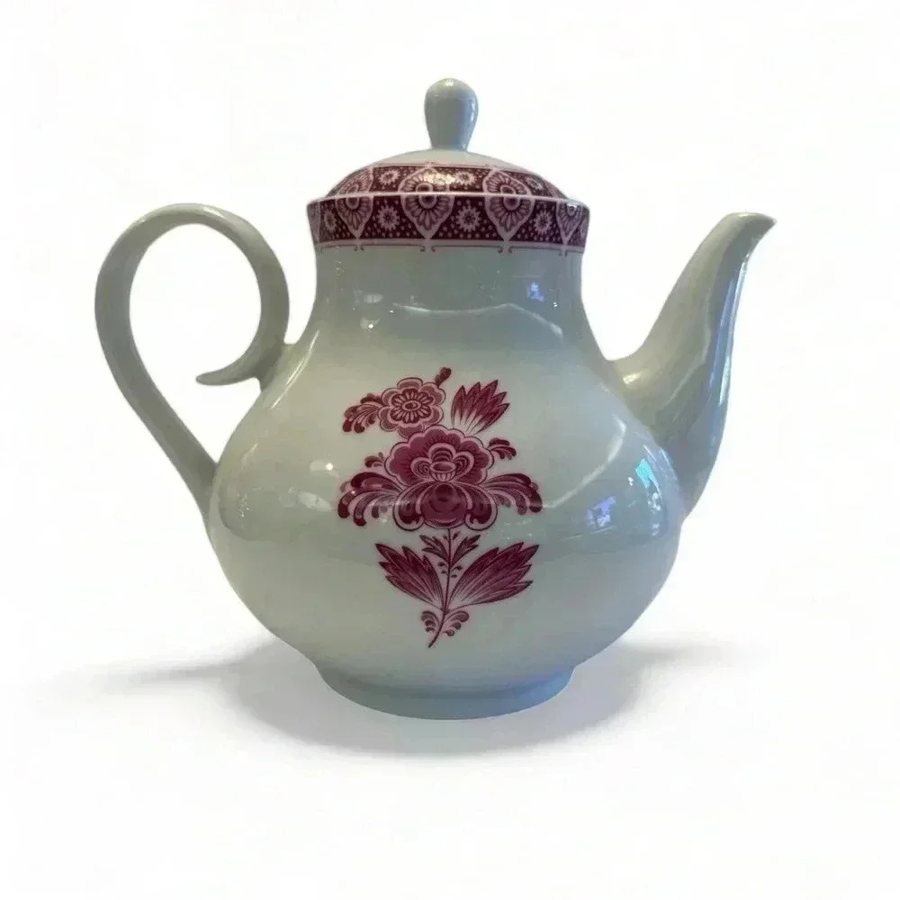 Vintage Porcelain Teapot Bohemian Style - Picture 1 of 7